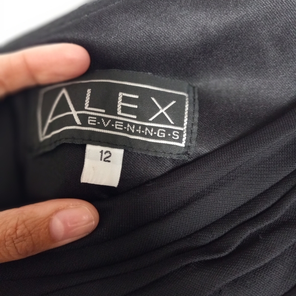 Alex Evening Black Dress - Picture 2 of 3